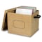 Teacher Created Resources Shelf Storage Bin, Burlap, Beige, 10 1/2 in H, 13 in W, 12 in L TCR20834 - alternate 2